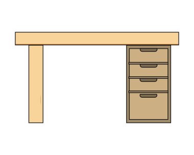 boş bir Ofis Masası