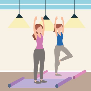 kadın ve yoga
