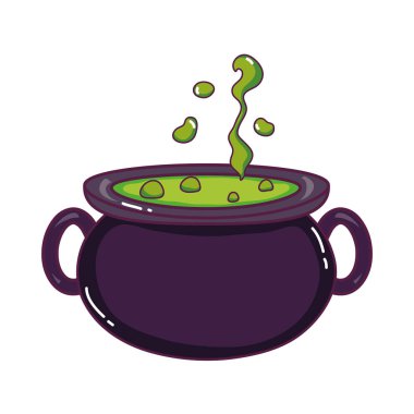 pot kazan nesnesine geleneksel Cadılar Bayramı