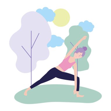 kadın ve yoga