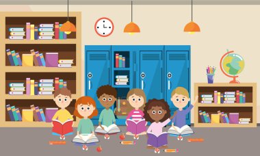 İlköğretim Okulu çizgi film