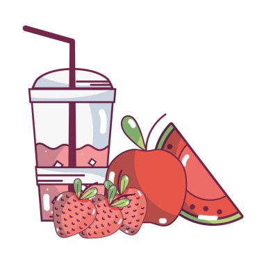 Meyve güler yüzlü çizgi film