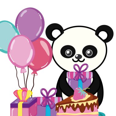 Doğum günü hayvan çizgi film