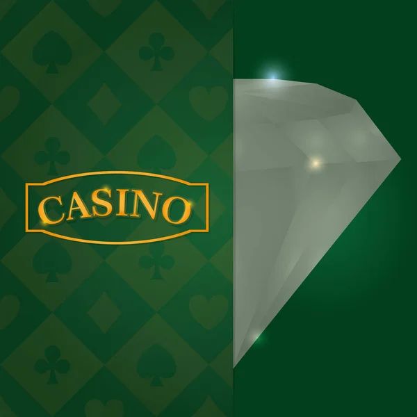 Casino-Spielkonzept — Stockvektor