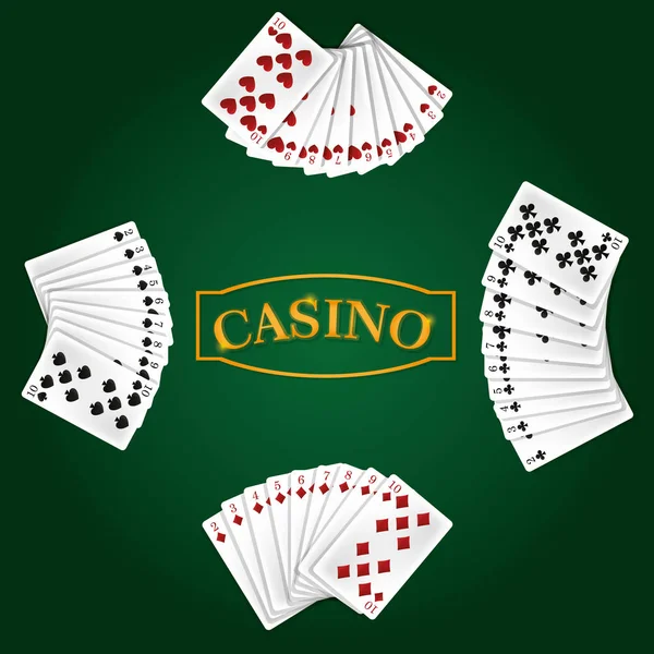 Casino oyun kavramını — Stok Vektör