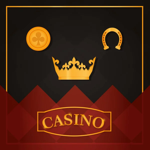 Concept de jeu Casino — Image vectorielle