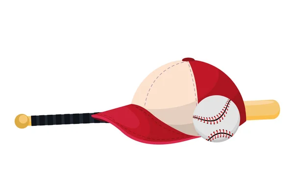 Baseball utrustning tecknad — Stock vektor