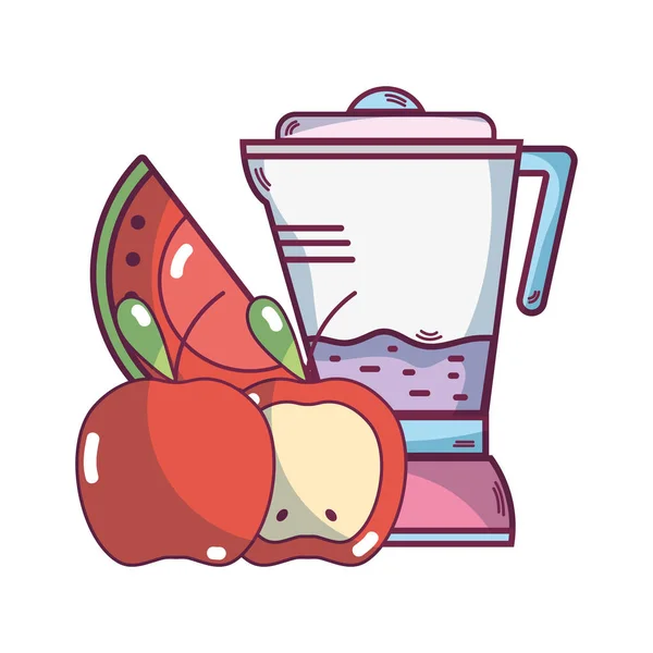 Smoothie fruta de dibujos animados — Archivo Imágenes Vectoriales