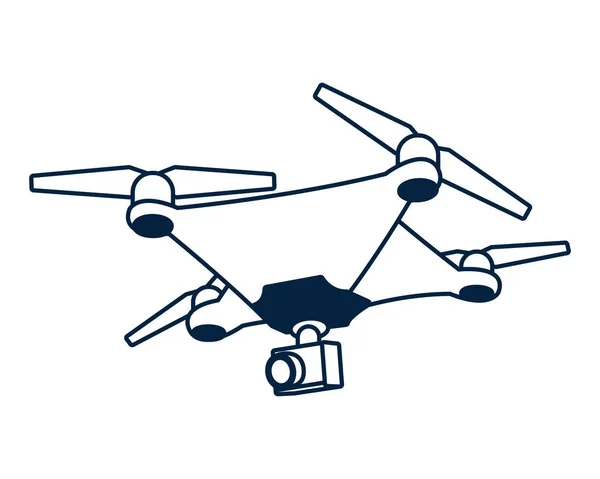 Drone simbolo RC — Vettoriale Stock