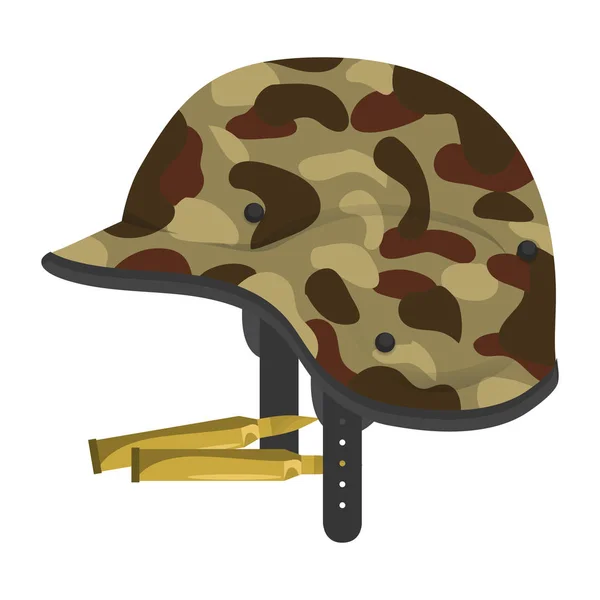 Progettazione casco militare — Vettoriale Stock