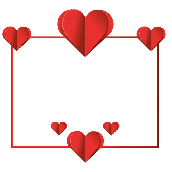 Dia dos namorados desenhos animados coração —  Vetores de Stock