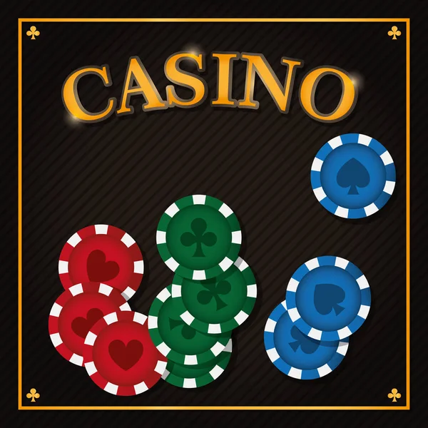 Casino de ocio juego — Archivo Imágenes Vectoriales