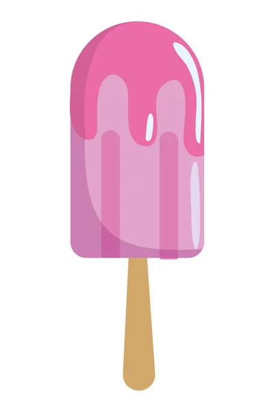 Délicieux dessin animé popsicle — Image vectorielle