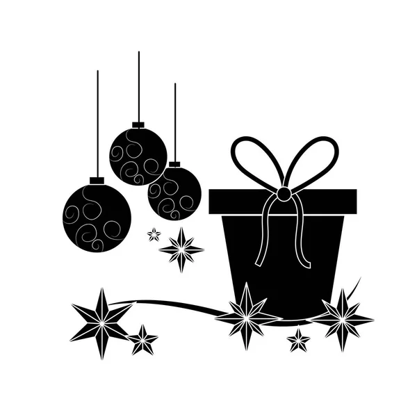 Christmas present tecknade — Stock vektor