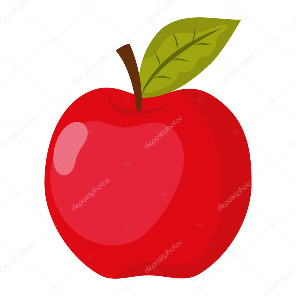 school apple cartoon