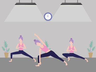 kadın ve yoga