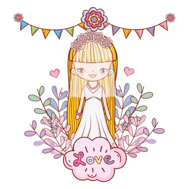 Gelin şirin çizimler karikatür