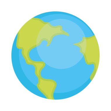 okul dünya harita çizgi film