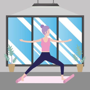 kadın ve yoga