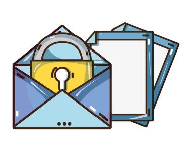 Cybersecurity tehdit çizgi film