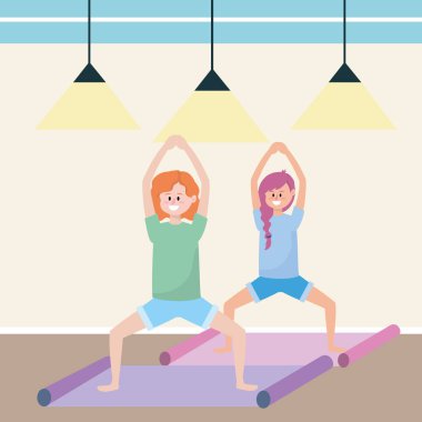 Kadınlar Yoga uygulamak uygun