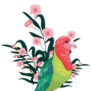 sorunsuz çiçek desenli çizgi film