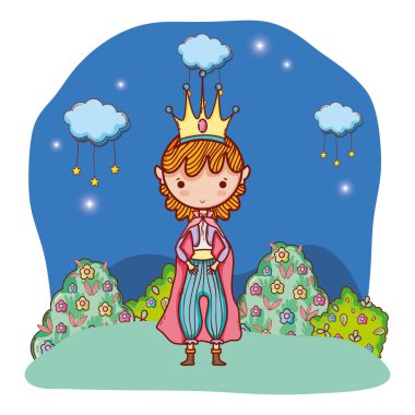 Fairytale karakter karikatür