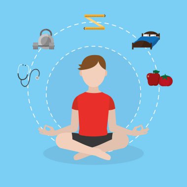 Sağlıklı alışkanlıkları kadın