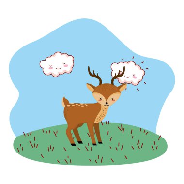 Sevimli hayvan çizgi filmi