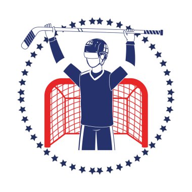 oyuncu hokey amblemi