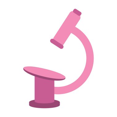 Pembe mikroskop simgesi