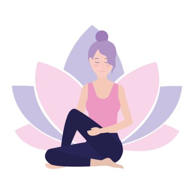kadın ve yoga