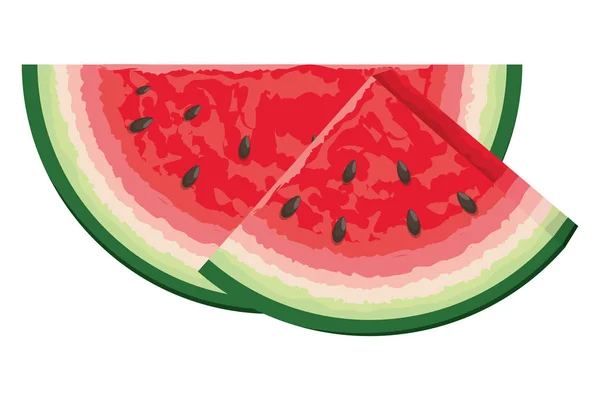 Dibujos animados de frutas tropicales — Vector de stock