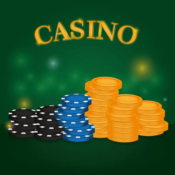 Casino leisure game — Stock Vector