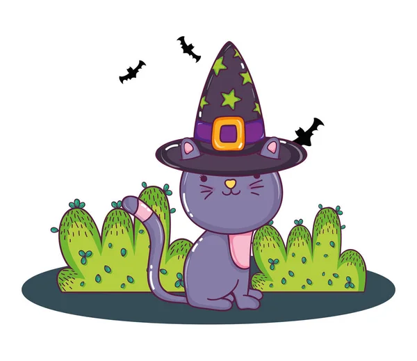 Halloween dessins animés mignons — Image vectorielle