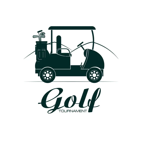 Torneo sportivo di golf — Vettoriale Stock