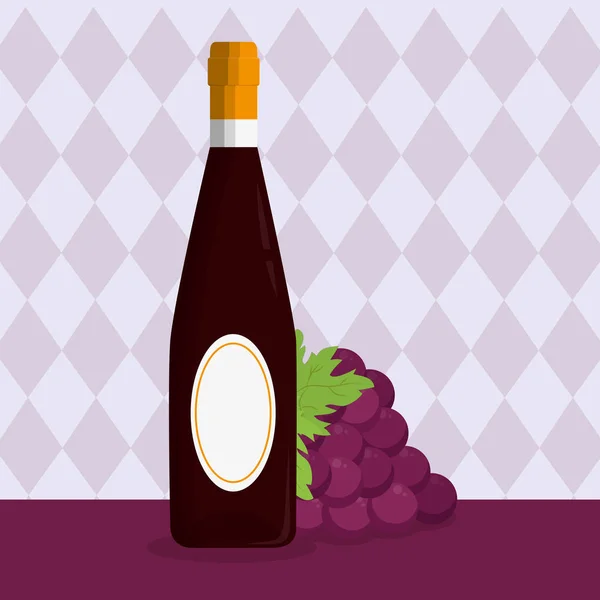 Wine drink design — Stock Vector