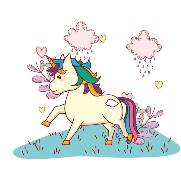 Unicorn-levelek — Stock Vector