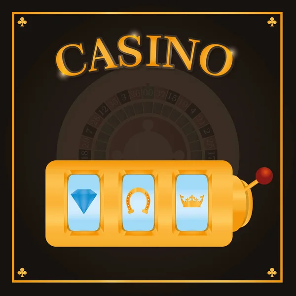 Concetto di gioco Casino — Vettoriale Stock