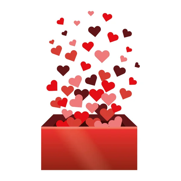 Valentines day hart cartoon — Stockvector
