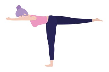 kadın ve yoga