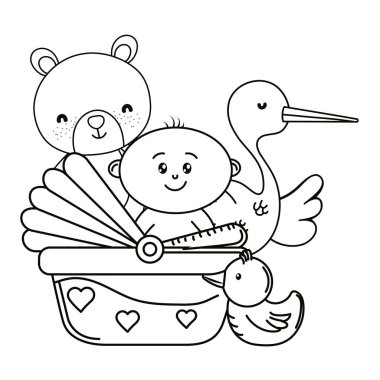 Bebek duş çizgi film