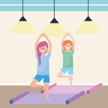 Kadınlar Yoga uygulamak uygun