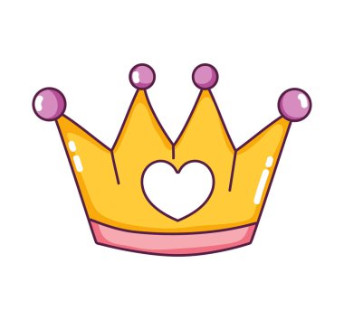 kalp ile metal taç lüks Aksesuar