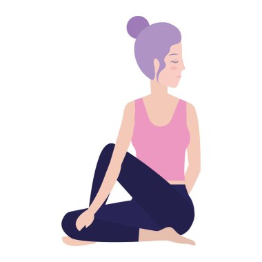 kadın ve yoga