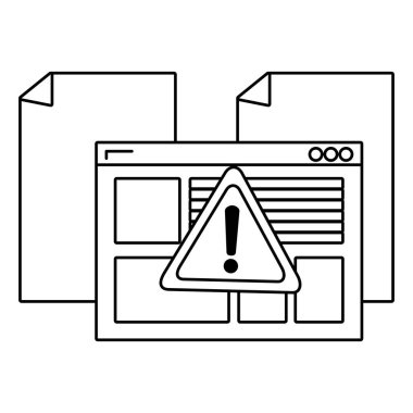 Güvenlik sistemi çizgi film