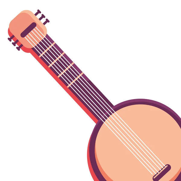 Instrumento de música de dibujos animados — Vector de stock