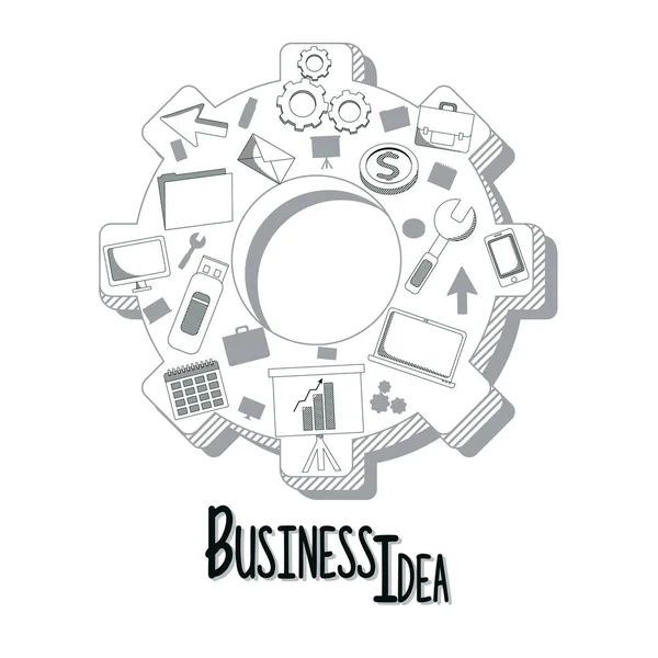 Концепція бізнес-ідея — стоковий вектор
