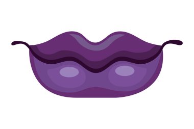 İzole dudak simgesi