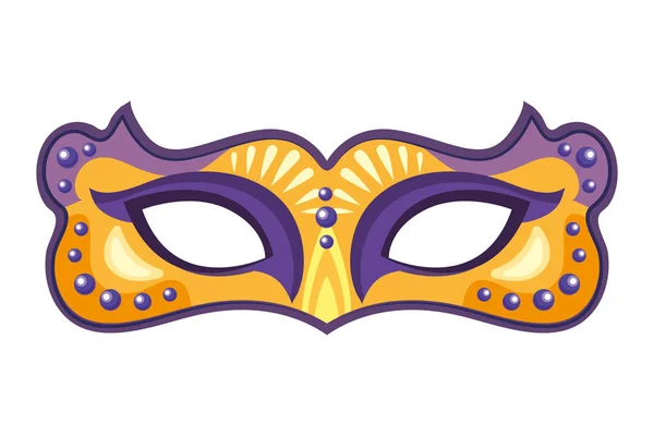 Máscara mardi gras — Vector de stock